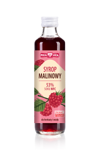 Syrop malinowy jak domowy sok malinowy 53% soku do 06.2026